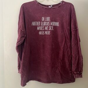 Backroad Social chicka~d Long Sleeve Halloween Shirt | Size- Adult Small